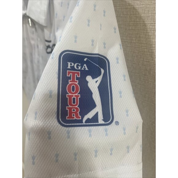 TTitleis.t Cup Color Light Blue Polo Shirt Size Small 1/4 Zip - Picture 6 of 11